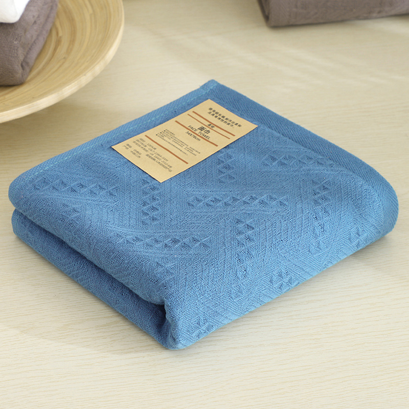 Muji-stil čist pamuk lice ručnik | Jacquard, 40 vlakana, težina 80-100 g