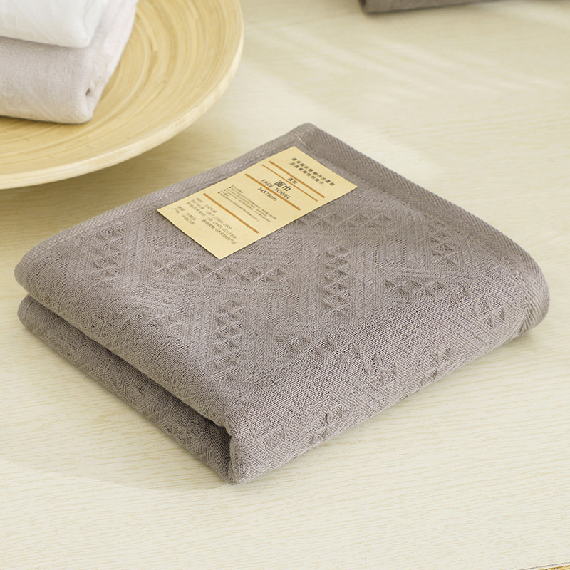 Muji-stil čist pamuk lice ručnik | Jacquard, 40 vlakana, težina 80-100 g
