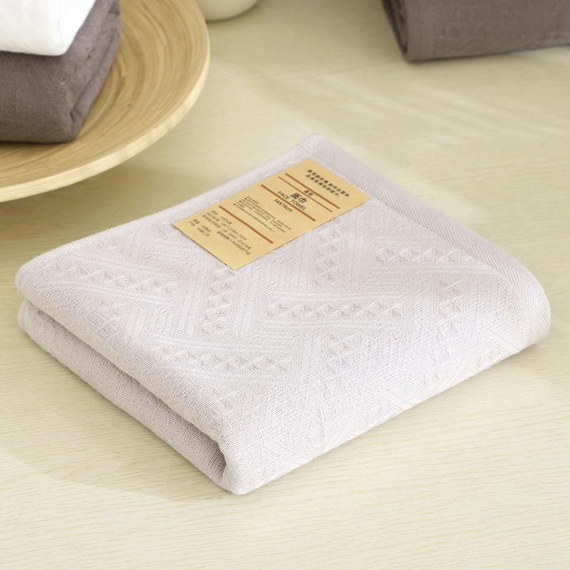 Muji-stil čist pamuk lice ručnik | Jacquard, 40 vlakana, težina 80-100 g