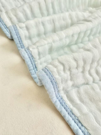 Pătură din bumbac 100% cu 6 straturi de tifon, pentru nou-născuți, moale, prietenoasă cu pielea, absorbantă