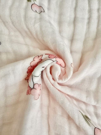 Pătură din bumbac 100% cu 6 straturi de tifon, pentru nou-născuți, moale, prietenoasă cu pielea, absorbantă