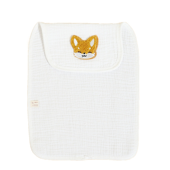 Prosop brodat din bumbac 100% pentru bebeluși, absorbant, cu fir 40