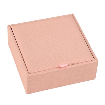 Egyszerű, hordozható, többfunkciós ékszerdoboz flip fedéllel gyűrűk és fülbevalók számára, Cortical anyag, retro stílus, modell JM-0083