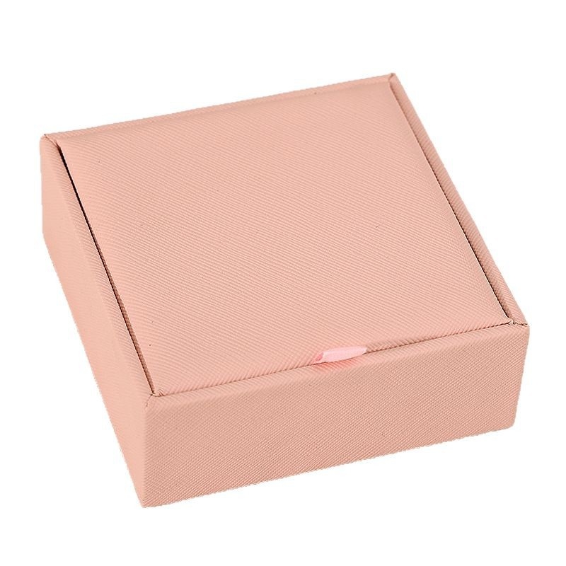 Egyszerű, hordozható, többfunkciós ékszerdoboz flip fedéllel gyűrűk és fülbevalók számára, Cortical anyag, retro stílus, modell JM-0083