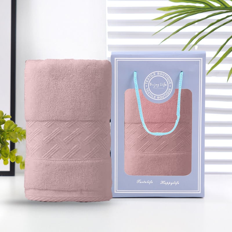 100% pamut törölközők ajándékdoboza - Dobozos csomagolás, 75 g, Ply Yarn, 16 Count, 32 Ply, Testreszabható, Logónyomtatás