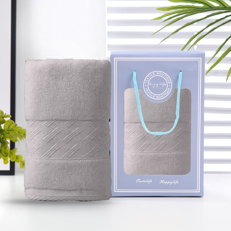 100% pamut törölközők ajándékdoboza - Dobozos csomagolás, 75 g, Ply Yarn, 16 Count, 32 Ply, Testreszabható, Logónyomtatás