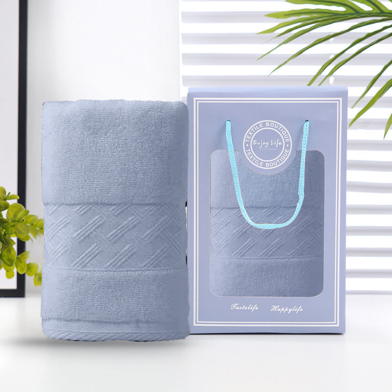 100% pamut törölközők ajándékdoboza - Dobozos csomagolás, 75 g, Ply Yarn, 16 Count, 32 Ply, Testreszabható, Logónyomtatás