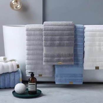 Set ručnika za kupanje od pamuka, 32S vlakna, 100–380 g