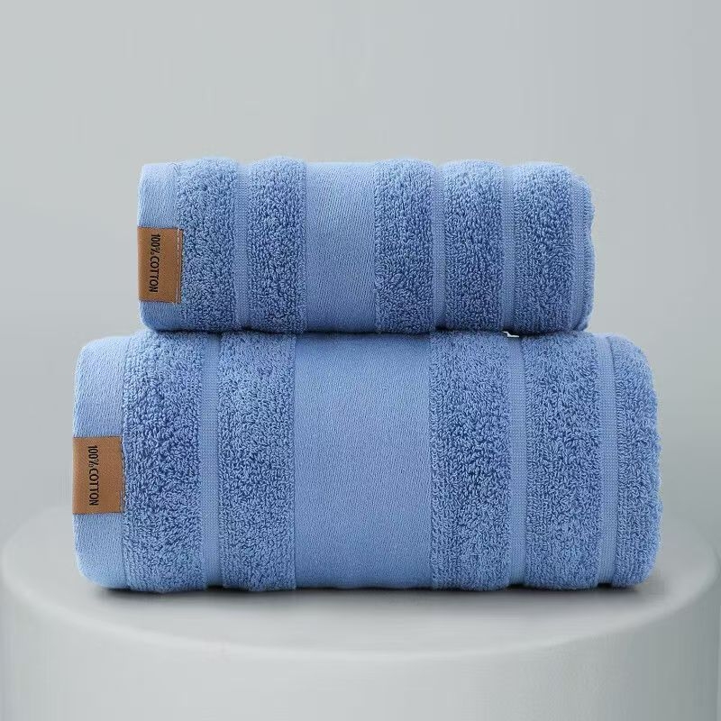 Set ručnika za kupanje od pamuka, 32S vlakna, 100–380 g