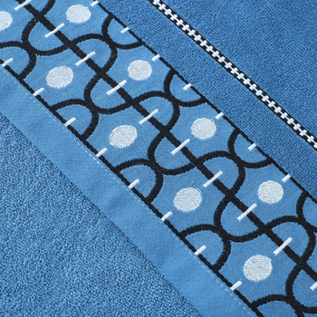Pamukani kupaonski ručnik, 32s vlakna, Jacquard i ravna tkanina, 300–400 g, s mogućnošću prilagodbe