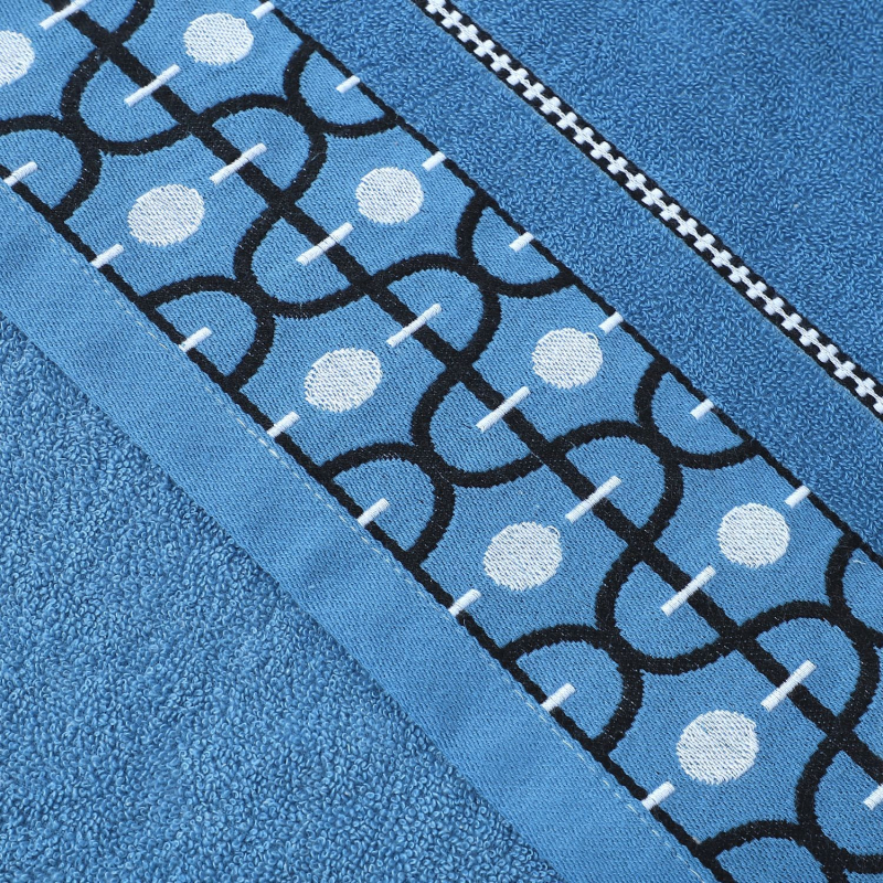 Pamukani kupaonski ručnik, 32s vlakna, Jacquard i ravna tkanina, 300–400 g, s mogućnošću prilagodbe