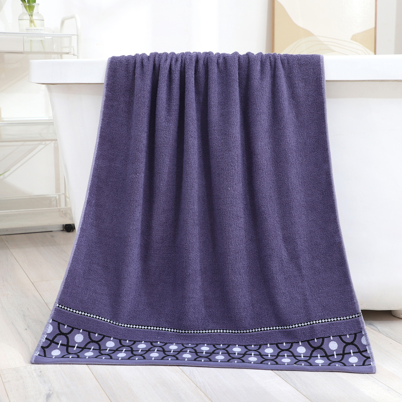 Pamukani kupaonski ručnik, 32s vlakna, Jacquard i ravna tkanina, 300–400 g, s mogućnošću prilagodbe