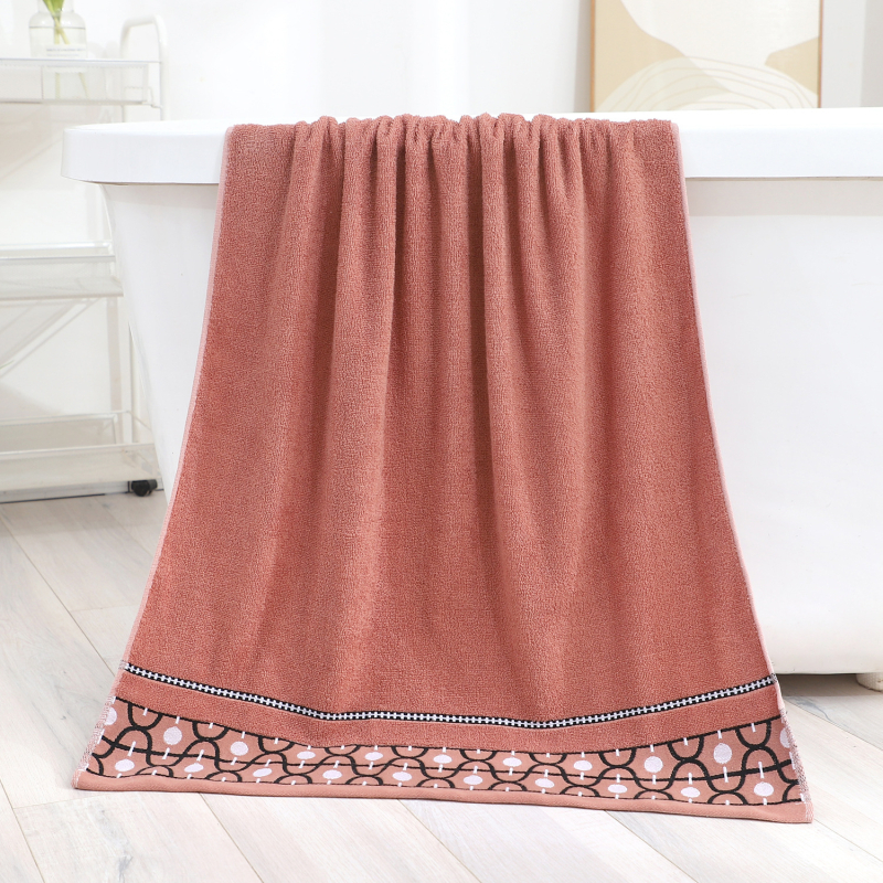 Pamukani kupaonski ručnik, 32s vlakna, Jacquard i ravna tkanina, 300–400 g, s mogućnošću prilagodbe
