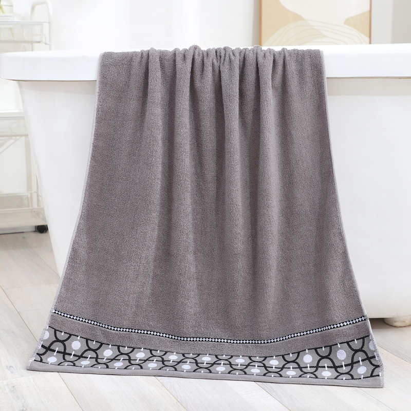 Pamukani kupaonski ručnik, 32s vlakna, Jacquard i ravna tkanina, 300–400 g, s mogućnošću prilagodbe