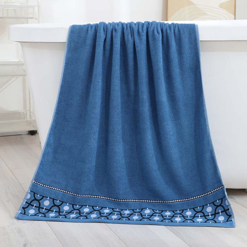 Pamukani kupaonski ručnik, 32s vlakna, Jacquard i ravna tkanina, 300–400 g, s mogućnošću prilagodbe