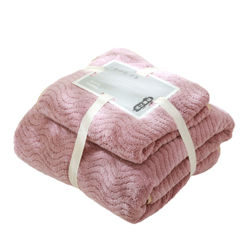 Комплект кърпи за лице и баня — меки корална флис кърпи, абсорбиращи, кожa-дружелюбни, Jacquard тъкан, 82% полиестер, 280 g/m²