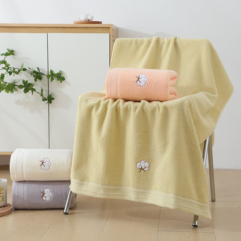 Ručník za kupanje i plažu od 100% pamuka, 32S pređa, vez Jacquard, težina 300–399 g