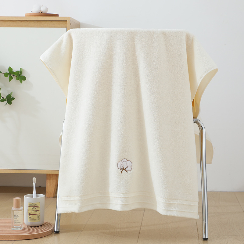 Ručník za kupanje i plažu od 100% pamuka, 32S pređa, vez Jacquard, težina 300–399 g