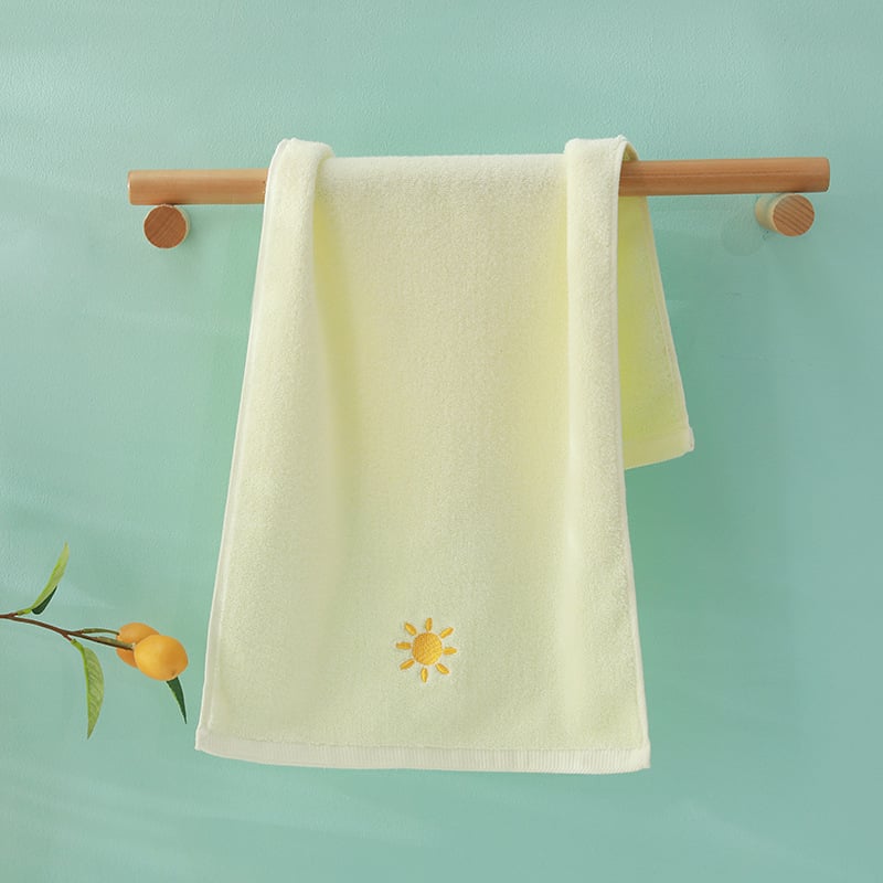 Dječji ručnik za lice od 100% pamuka, 32s vlakna, jacquard i vezenje, težina 50–80 g