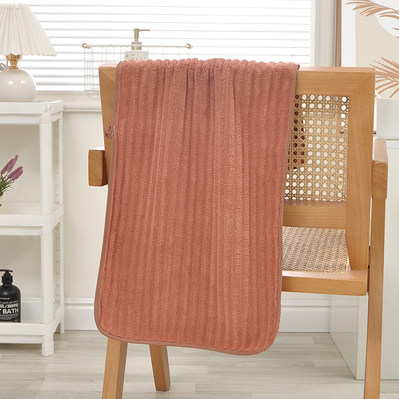 Rainway Coral Velvet ručnici za lice i tijelo, 150D, šivani rubovi, težina 50–80 g, prilagodljivo