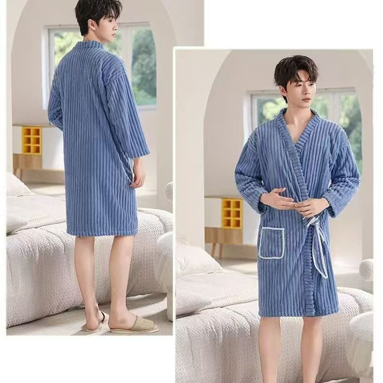 Prosop-halat de baie purtabil, fleece coral, poliester, toamnă, unisex