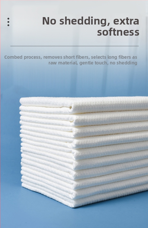 Ühekordne vannituba rätik, lisapaks, puuvill-kapoki segu (Kapok 50%), imendumine 0–5 s, kohandatav töötlemine, ärireisidele ja hotellidele