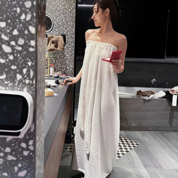 Halat de baie din fleece coral, material nylon, 380 g, pentru femei, toamnă