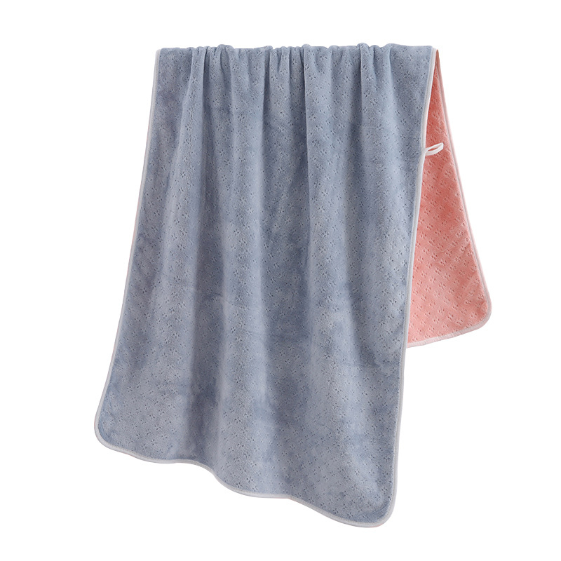 Dvoslojna deka-ručnik od coral fleece za kupaonu, 500 g+, 150D vlakno, šivanje, mogućnost prilagođavanja