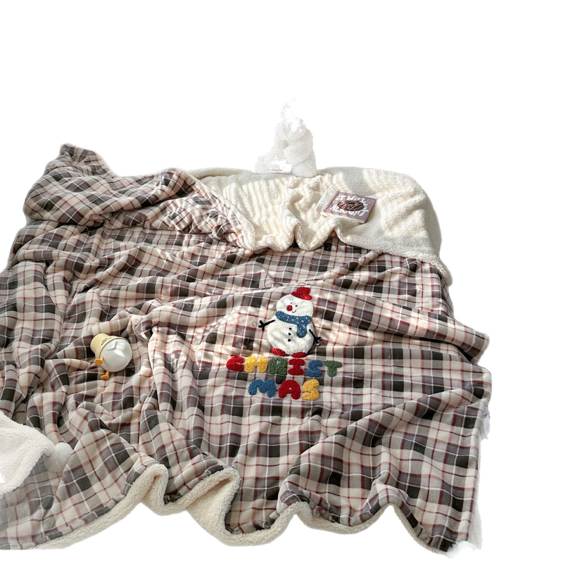 Κουβέρτα-κάλυμμα πάπλωμα από βελούρ γάλακτος με cartoon μοτίβο, για όλες τις εποχές, προσαρμοστικό