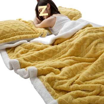 Πετσέτα-κουβέρτα με αντίγραφο Sherpa/πολυεστέρα, Nordic στυλ, για όλες τις εποχές, συνθετικό ινών πάπλωμα