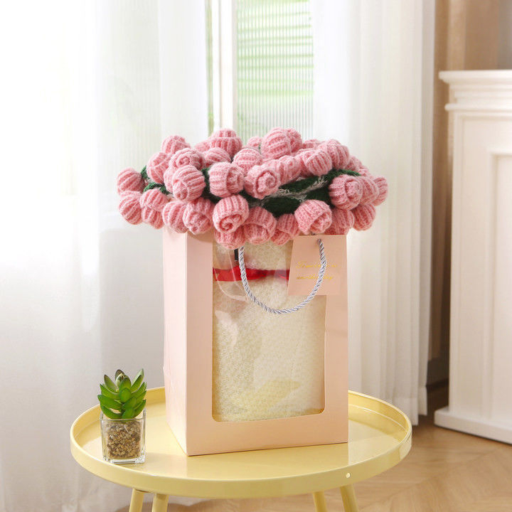 Βελουδένιο πετσέτα-ριχτάρι με σχέδιο από τριαντάφυλλα και καρδιές, λουλουδένιο μοτίβο, για όλες τις εποχές