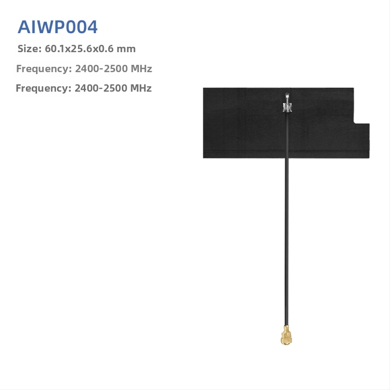 WiFi antena, 5.8 GHz, FPC elastīgs PCB patch, IPEX savienotājs, Bluetooth divjoslu
