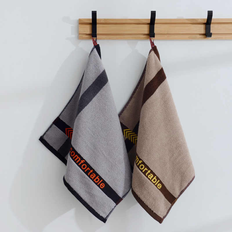 Prosop de față pătrat din bumbac de clasă A, set 4 bucăți, fiecare 50 g, rezistent la pete și foarte absorbant