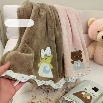 Shuangli marka Unibear – slatko crtani medo s mašnicom, oversize ručnik za tijelo, ručnik za kupanje, kapa za sušenje kose, kupaonska suknja, mekan