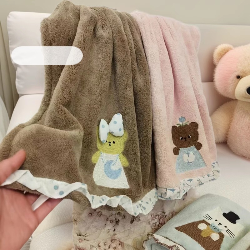 Shuangli marka Unibear – slatko crtani medo s mašnicom, oversize ručnik za tijelo, ručnik za kupanje, kapa za sušenje kose, kupaonska suknja, mekan