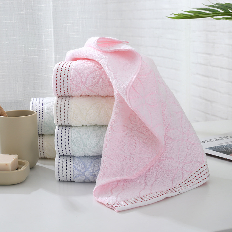 Prosop de față 100% bumbac, moale și îngroșat, 70 g, utilizare universală, finisaj tiv, absorbție de apă 5–10 s