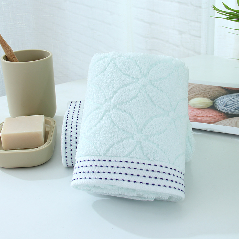 Prosop de față 100% bumbac, moale și îngroșat, 70 g, utilizare universală, finisaj tiv, absorbție de apă 5–10 s