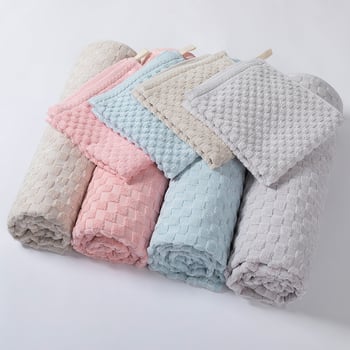 Prosop pătrat din fibră de bambus, fir 32, țesătură Jacquard, 60 g, absorbție de apă 0–5 s