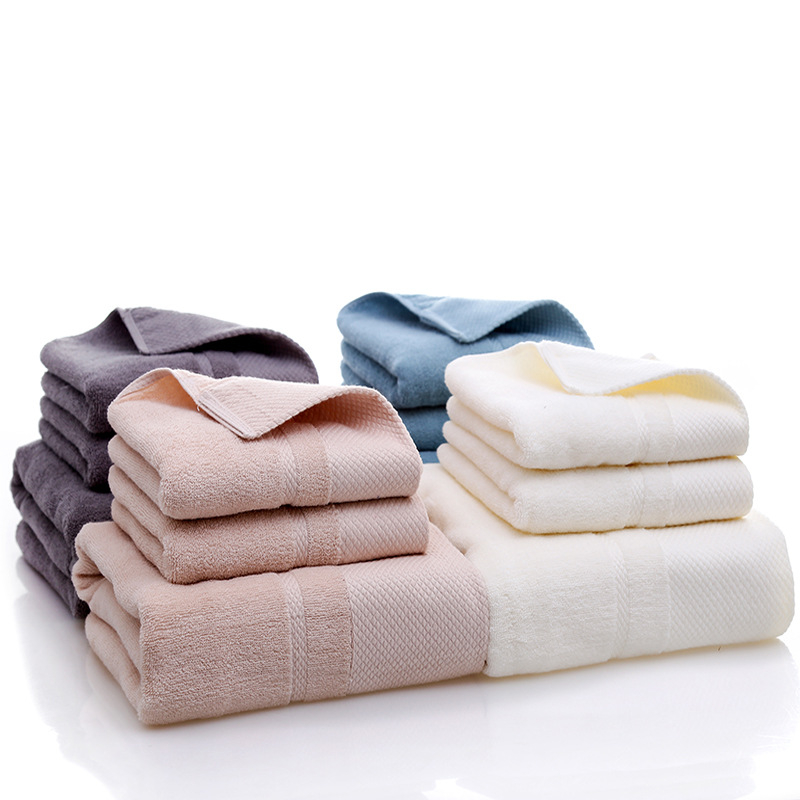 Pamučni ručnik za lice, 100% pamuk, jacquard i plitko pletena tkanina, 100 g, brzo upijanje 0-5 s
