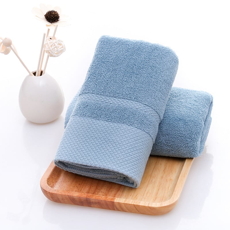 Pamučni ručnik za lice, 100% pamuk, jacquard i plitko pletena tkanina, 100 g, brzo upijanje 0-5 s