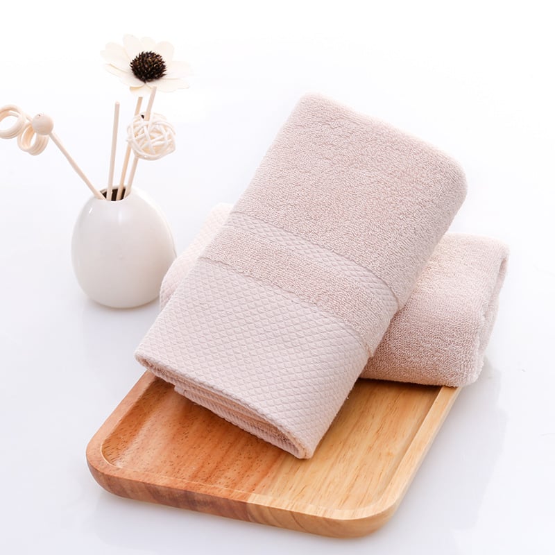 Pamučni ručnik za lice, 100% pamuk, jacquard i plitko pletena tkanina, 100 g, brzo upijanje 0-5 s