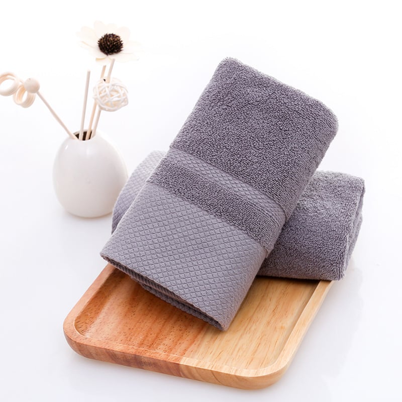 Pamučni ručnik za lice, 100% pamuk, jacquard i plitko pletena tkanina, 100 g, brzo upijanje 0-5 s