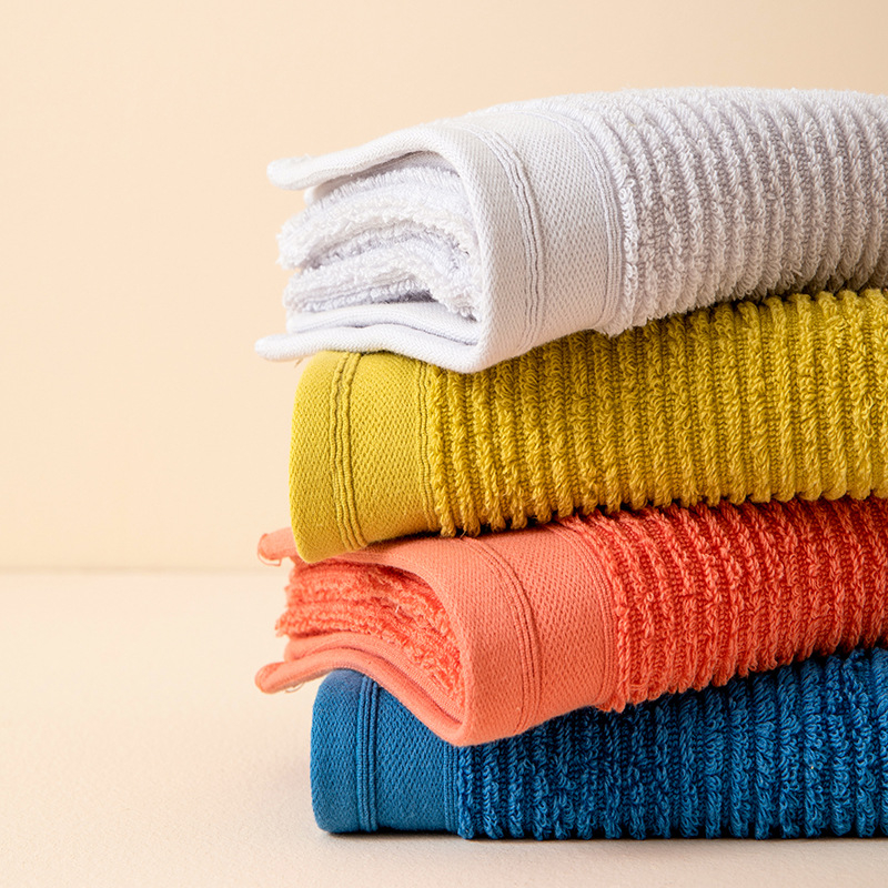 Ručnik za lice od 100% pamuka, Jacquard tkanina, težina 80–100 g