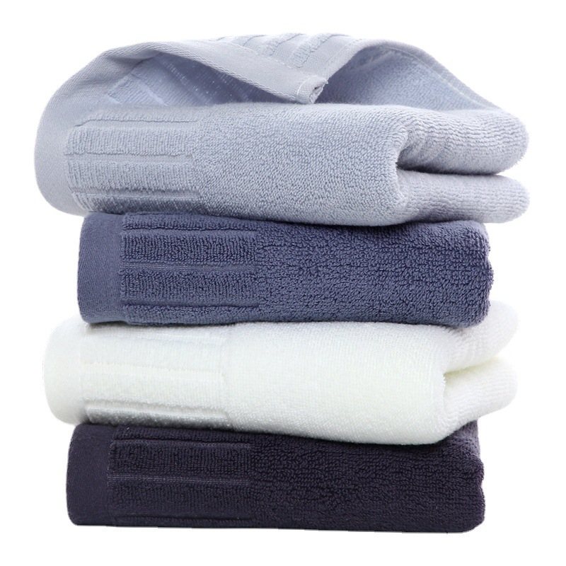 Ručnik od 100% pamuka – ručnik za lice, Jacquard s visokim i niskim dlačicama, 32S pređa, 100–120 g, mogućnost prilagođene izvezenice/loga