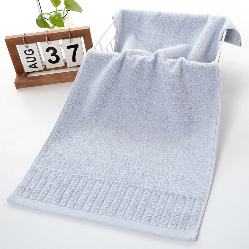 Ručnik od 100% pamuka – ručnik za lice, Jacquard s visokim i niskim dlačicama, 32S pređa, 100–120 g, mogućnost prilagođene izvezenice/loga