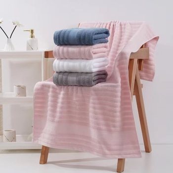 Set ručnika za kupanje od pamuka, 32S, jednostavna tkanina, 100–120 g/m²