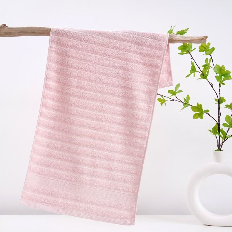Set ručnika za kupanje od pamuka, 32S, jednostavna tkanina, 100–120 g/m²