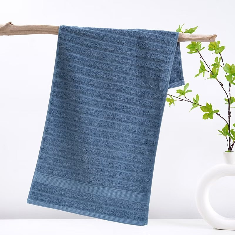 Set ručnika za kupanje od pamuka, 32S, jednostavna tkanina, 100–120 g/m²