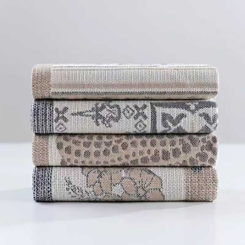 Ručnik za lice od gaze, debeo i mekan, Jacquard tkanje