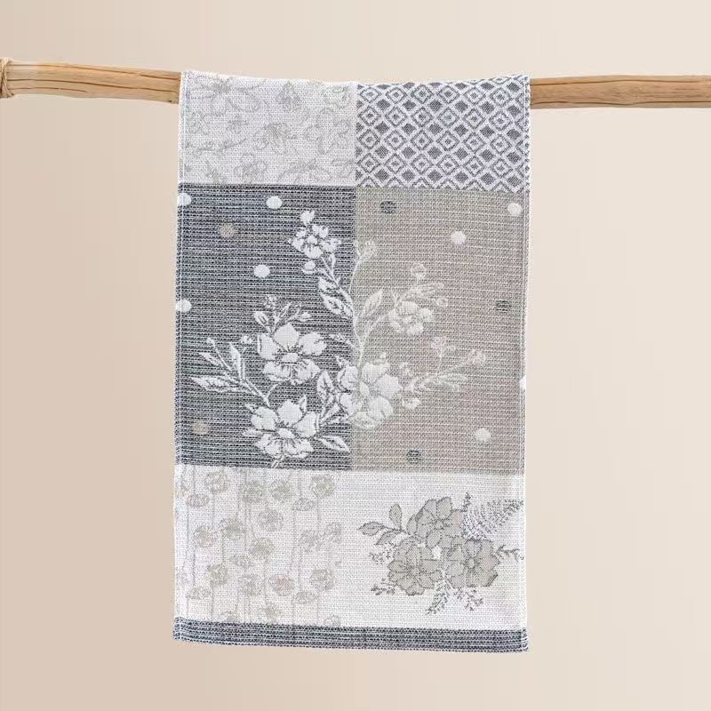Ručnik za lice od gaze, debeo i mekan, Jacquard tkanje